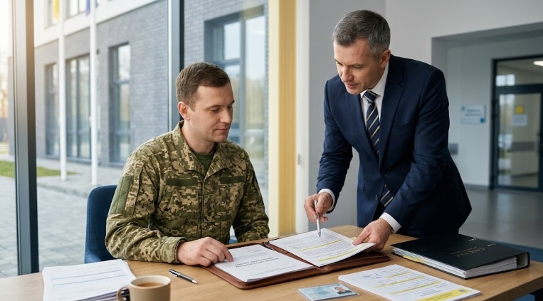 Виплати за поранення військовослужбовцю: адвокат консультує українського військового щодо підтвердження причинного зв'язку між пораненням та виконанням бойового завдання для оформлення законних виплат.
